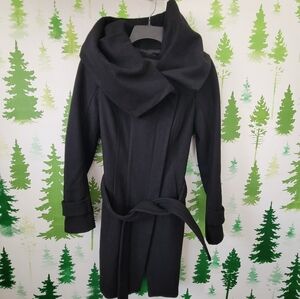 Zara Belted Oversize Hood Coat.